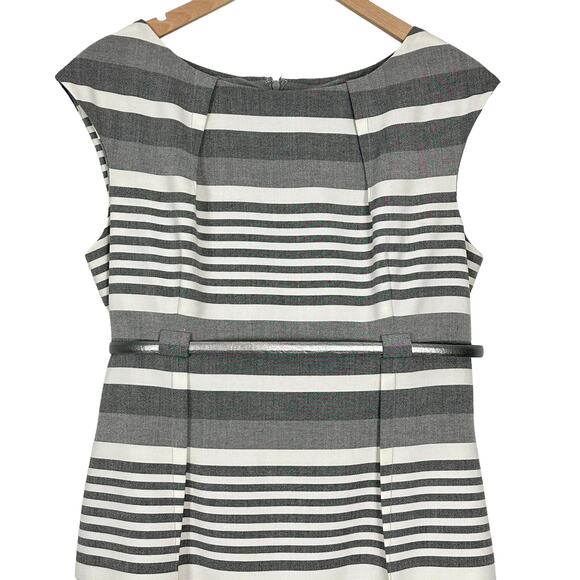 Calvin Klein Gray Striped Mini Dress - Picture 5 of 16